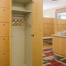 Laminate Lockers for Corporate Campus