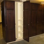 custom wood lockers