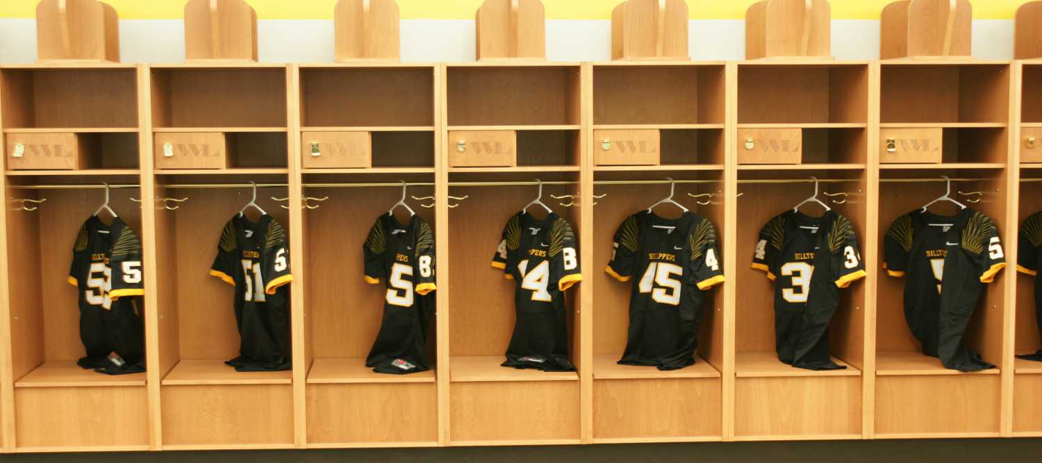 Custom Sports Lockers and Team Locker Room Renovations